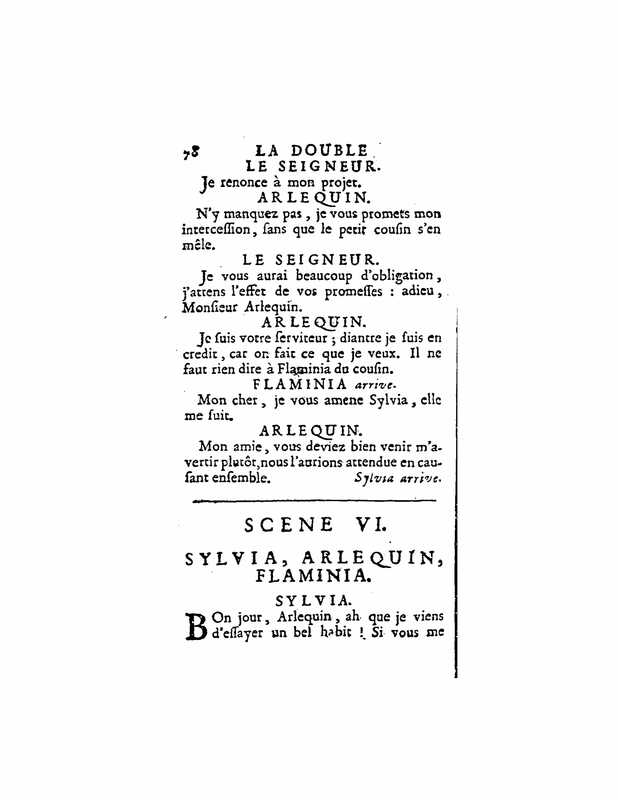 1724 : La double inconstance