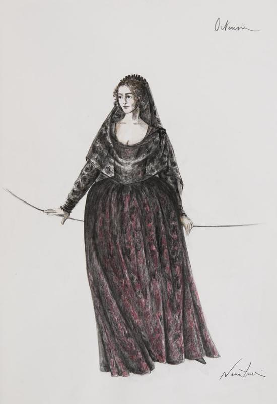 1997 : Il principe travestito (Maquettes des costumes)
