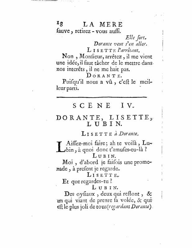 1735 : La mère confidente
