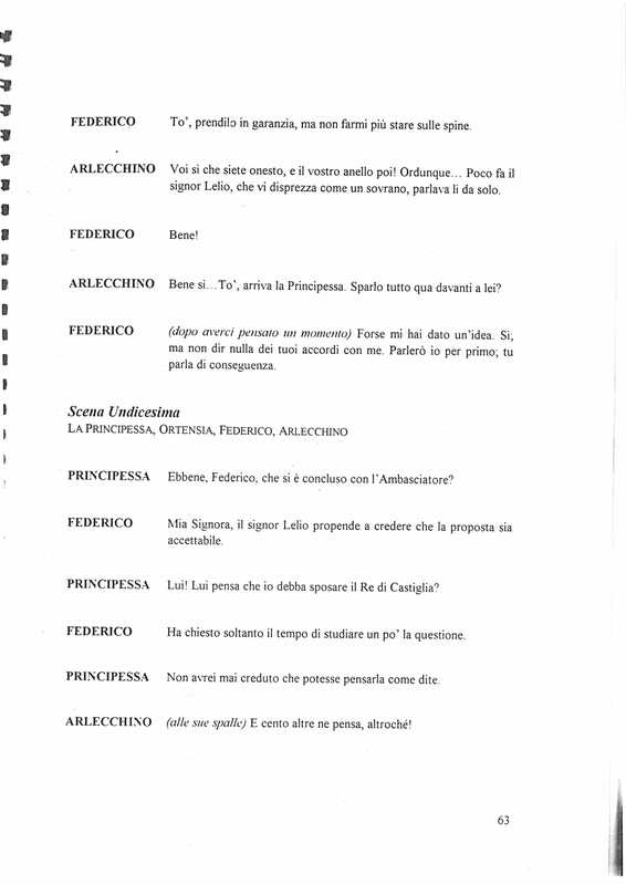 1997 : Il principe travestito (Cristina Pezzoli)