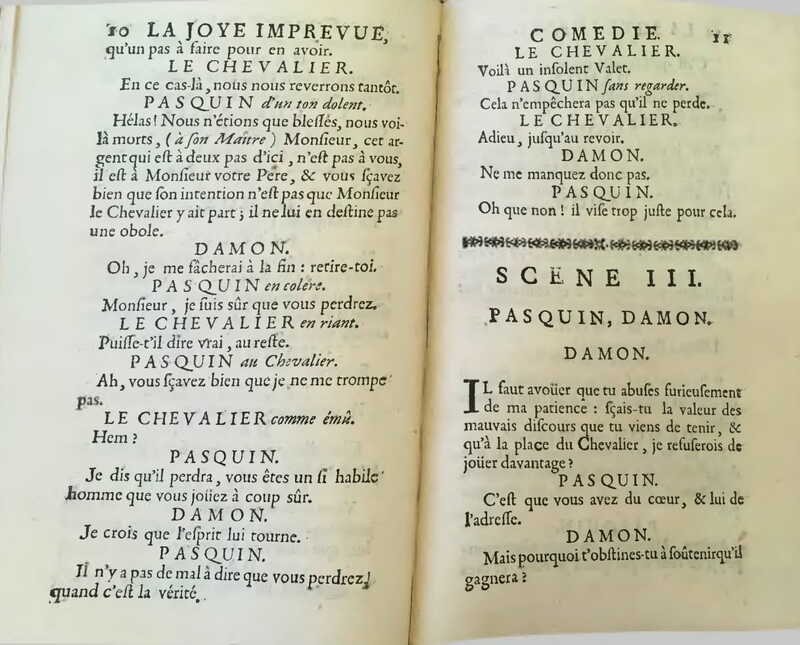1738 : La joye imprévue