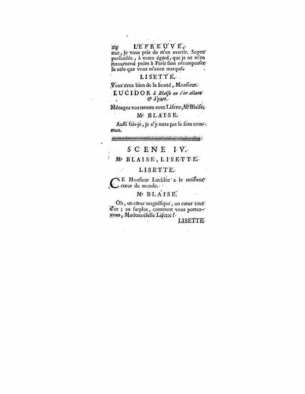 1740 : L’épreuve