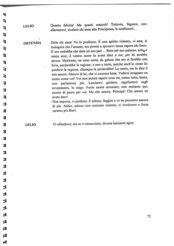 1997 : Il principe travestito (Cristina Pezzoli)