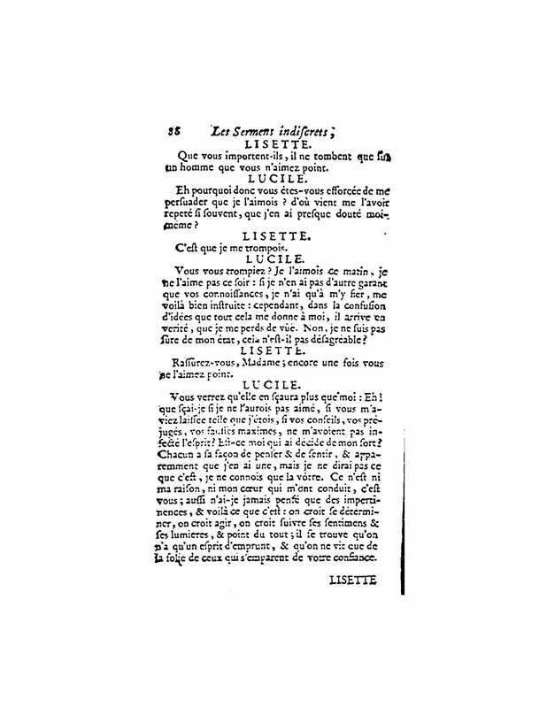 1732 : Les serments indiscrets