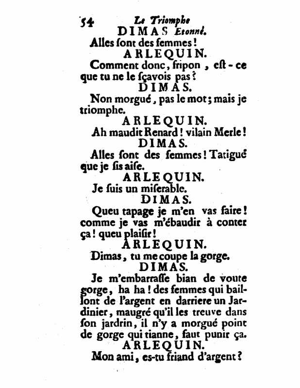 1732 : Le triomphe de l’amour