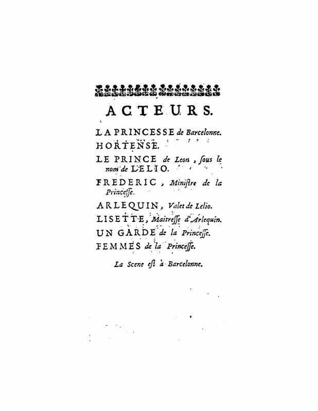 1727 : Le prince travesti