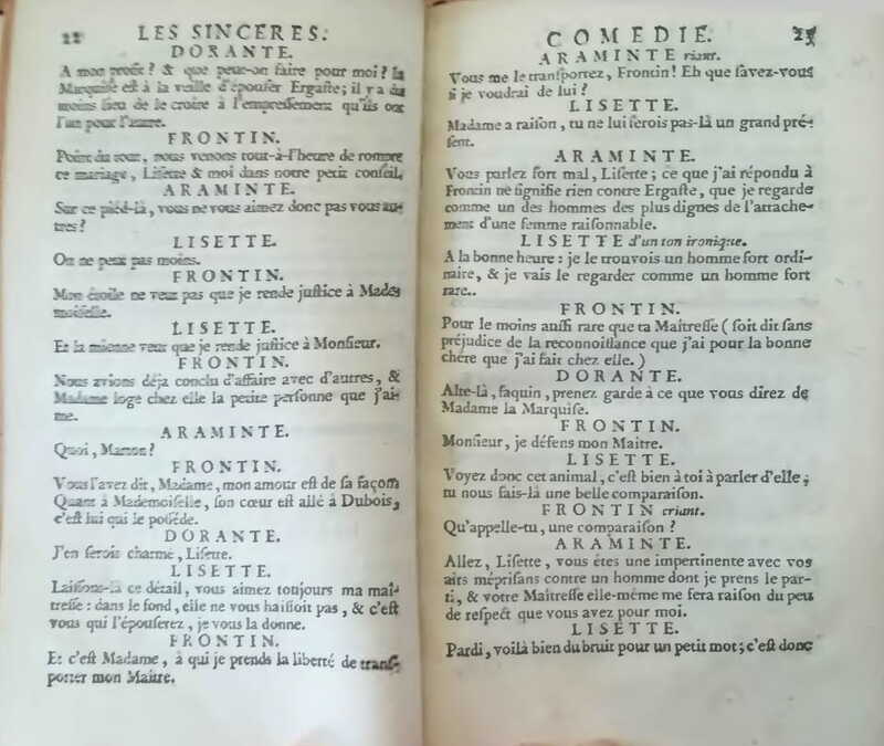 1739 : Les sincères