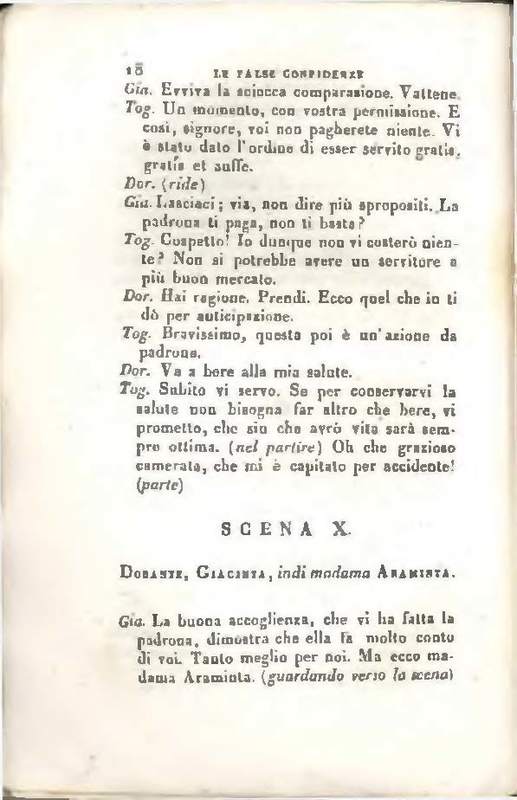 1829 : Le false confidenze [Salvatore Fabbrichesi, 1816]