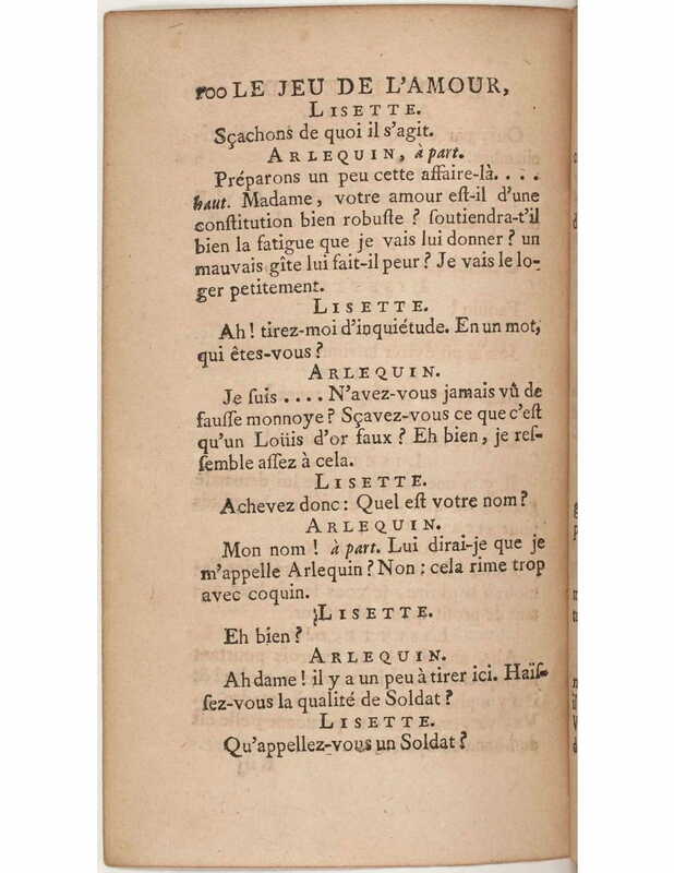 1730 : Le jeu de l’amour et du hasard