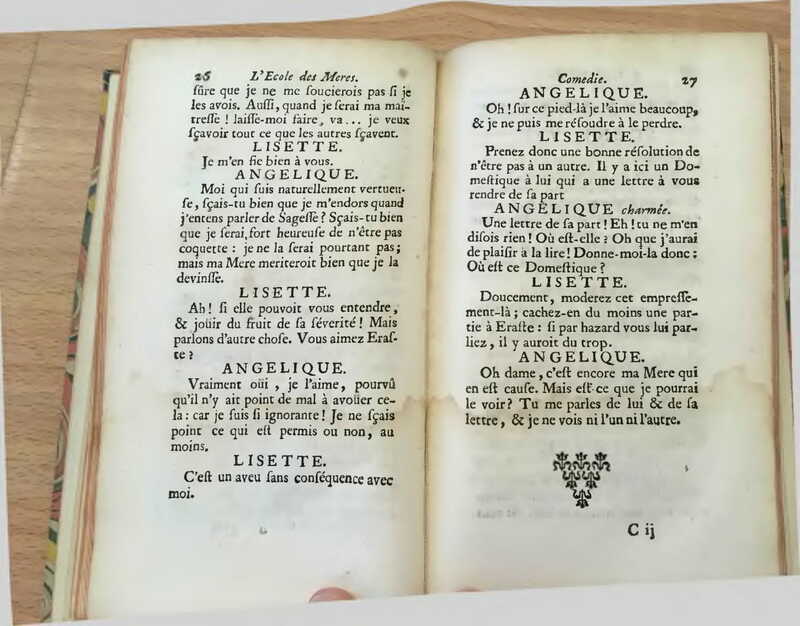 1732 : L’école des mères