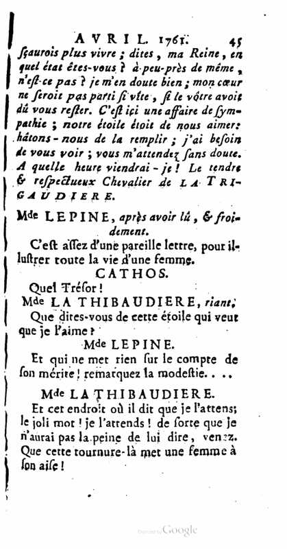 1761 : La provinciale