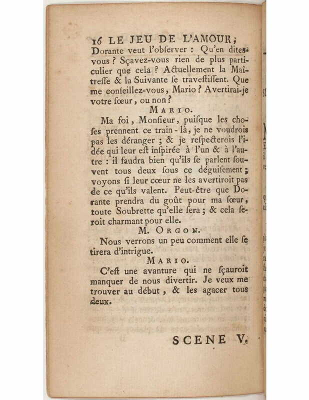 1730 : Le jeu de l’amour et du hasard