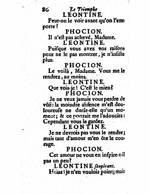 1732 : Le triomphe de l’amour