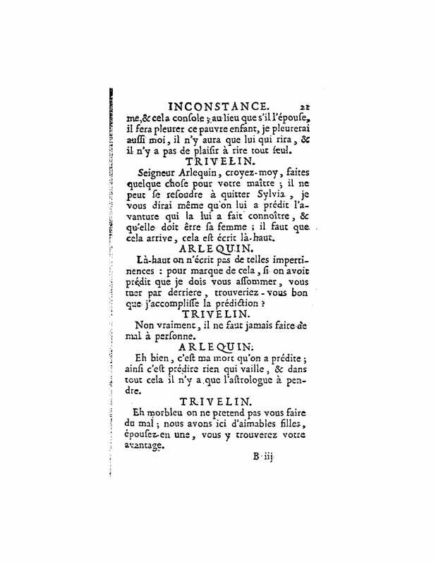 1724 : La double inconstance