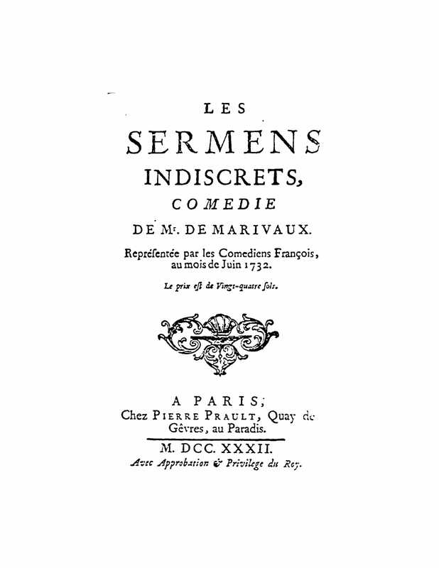 1732 : Les serments indiscrets