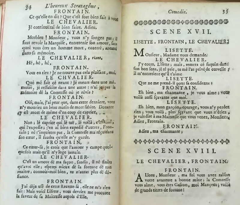 1733 : L’heureux stratagème