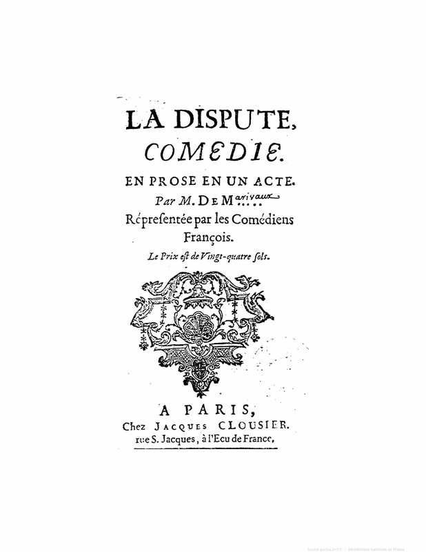 1747 : La dispute