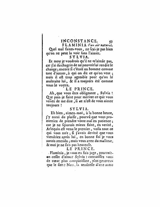 1724 : La double inconstance
