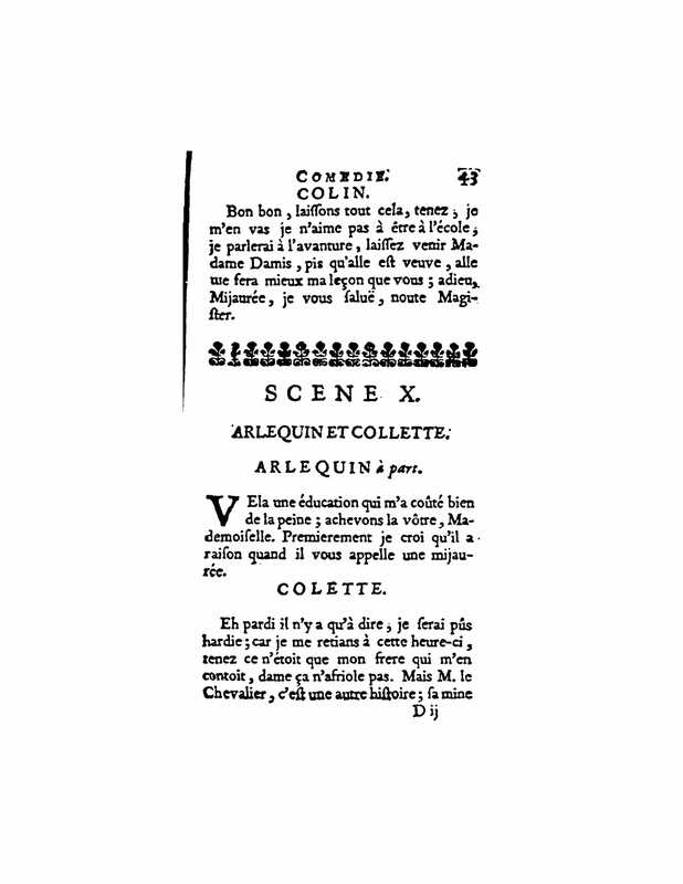 1729 : L’héritier de village