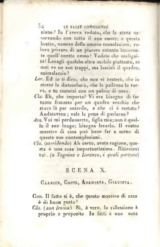 1829 : Le false confidenze [Salvatore Fabbrichesi, 1816]