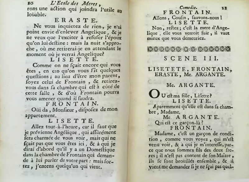 1732 : L’école des mères