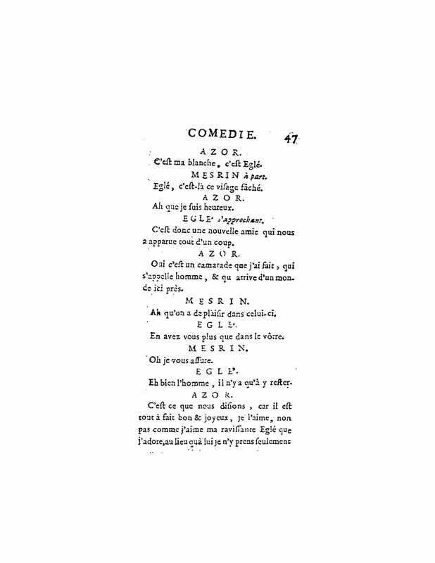 1747 : La dispute