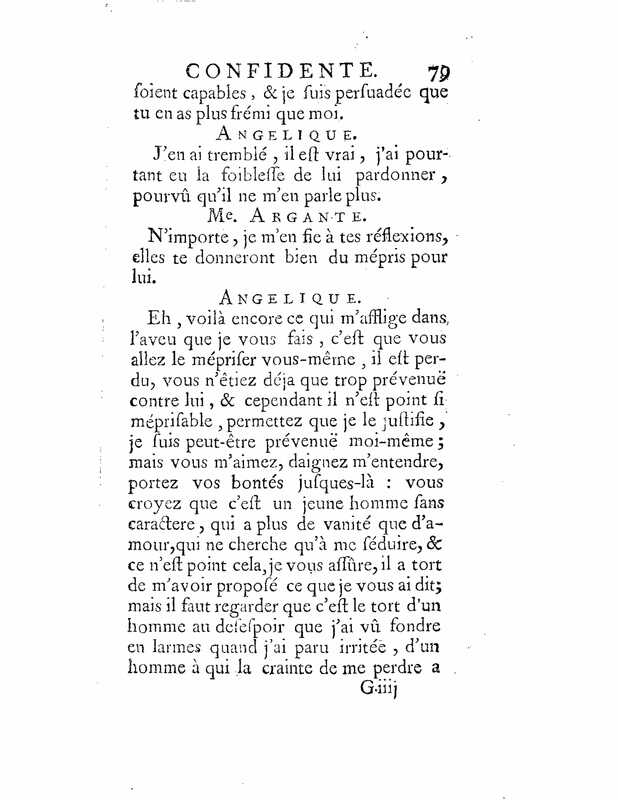 1735 : La mère confidente