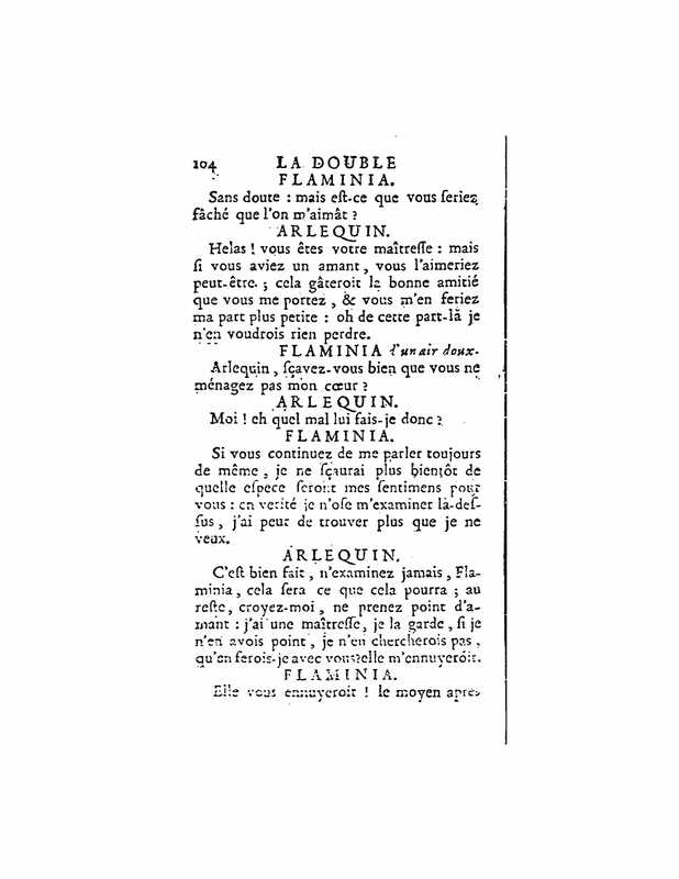 1724 : La double inconstance