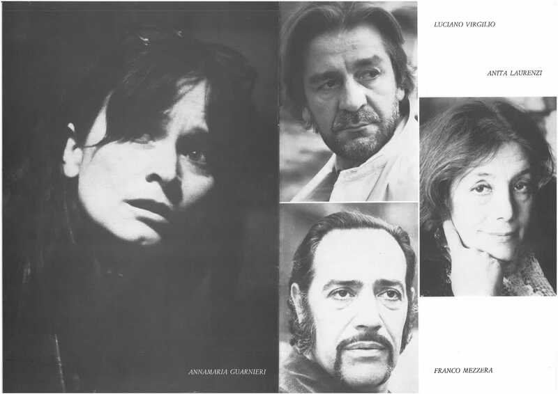 1985 : Le false confidenze, Programme