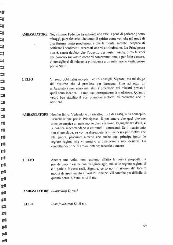 1997 : Il principe travestito (Cristina Pezzoli)