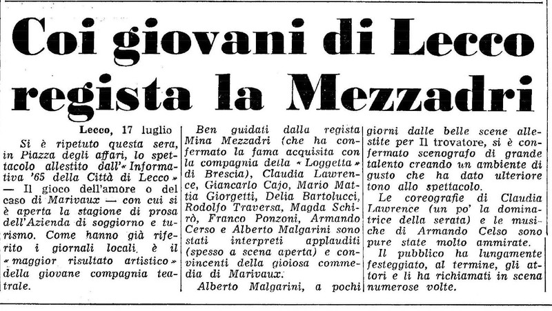 1966 : Il gioco dell’amore e del caso, Revue de presse