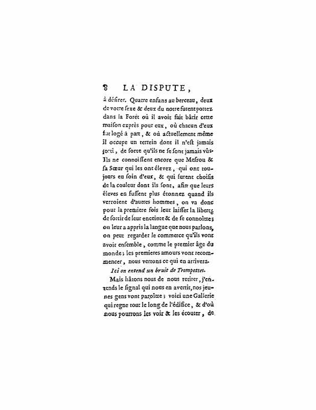 1747 : La dispute