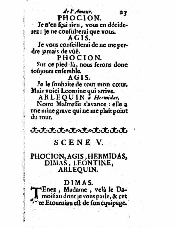 1732 : Le triomphe de l’amour