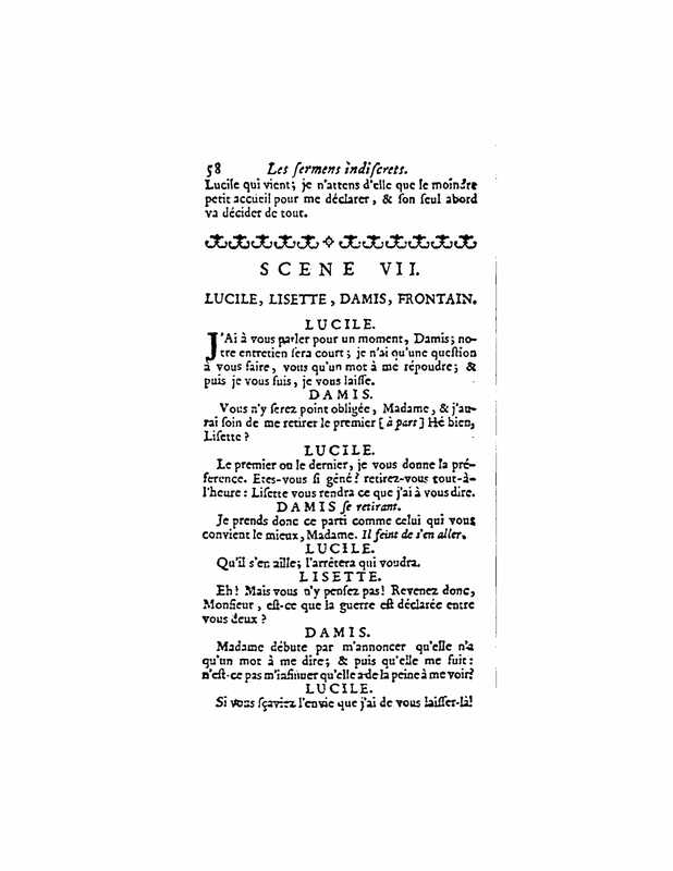 1732 : Les serments indiscrets