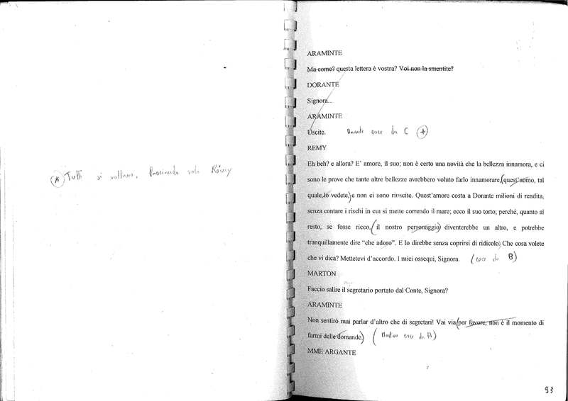 1998 : Le false confidenze (Toni Servillo)