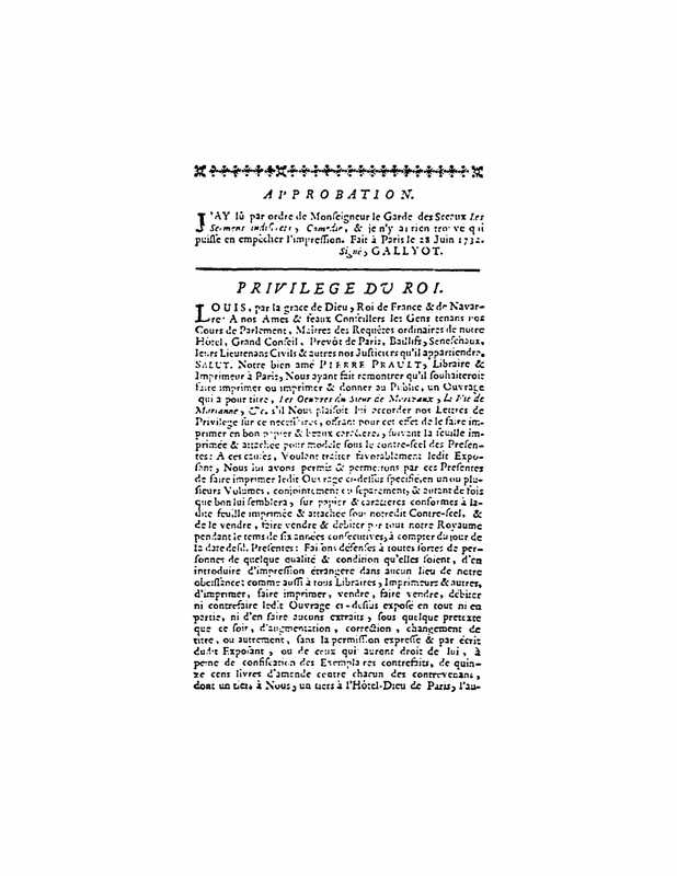 1732 : Les serments indiscrets