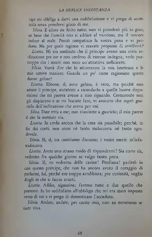1952 : La duplice incostanza (Corrado Tumiati)