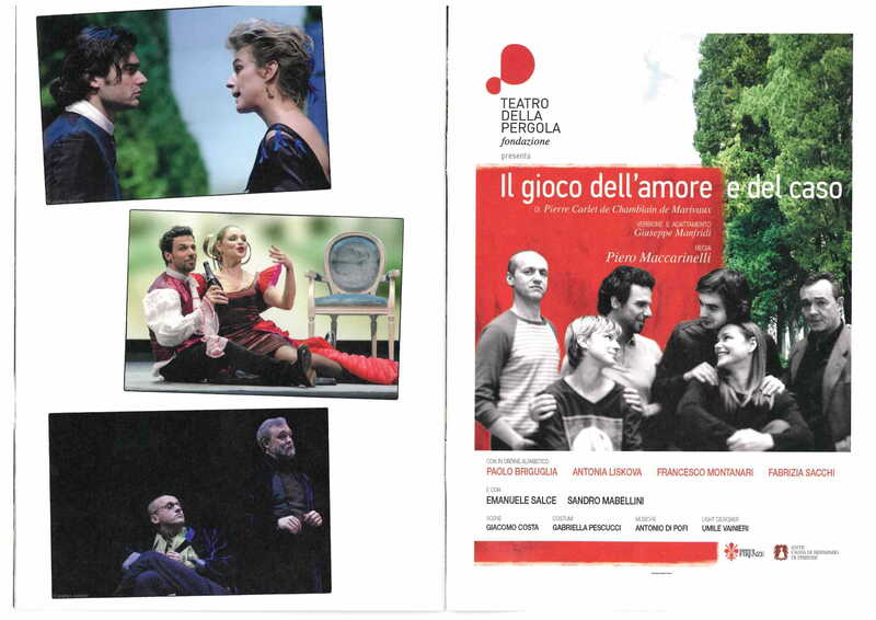 2012 : Il gioco dell’amore e del caso, Programme