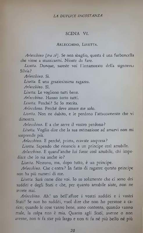 1952 : La duplice incostanza (Corrado Tumiati)