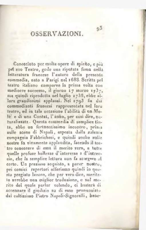 1829 : Le false confidenze [Salvatore Fabbrichesi, 1816]