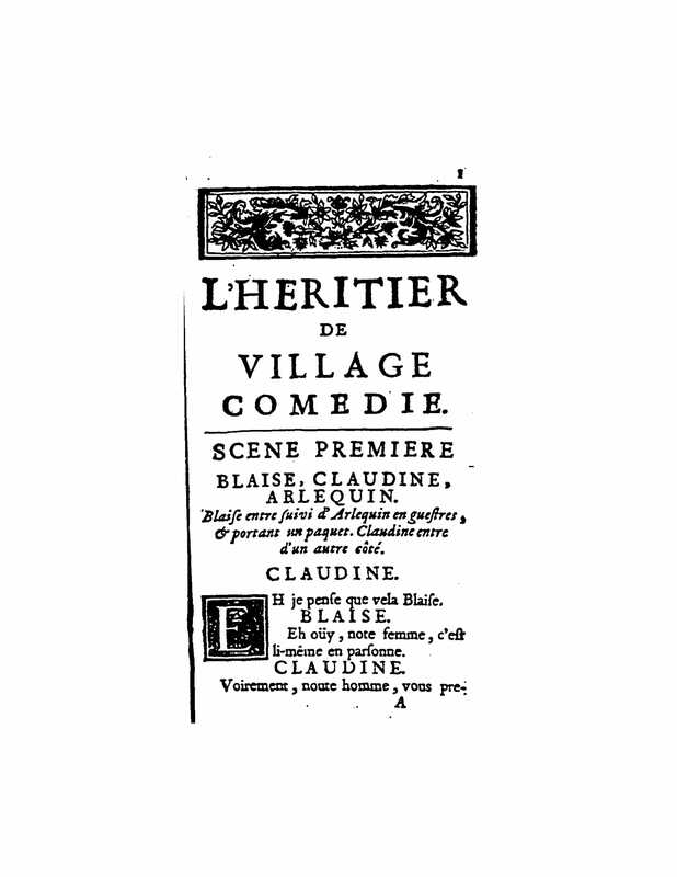 1729 : L’héritier de village
