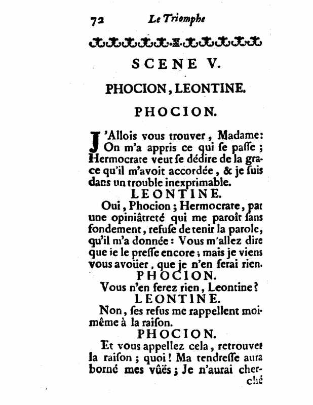 1732 : Le triomphe de l’amour