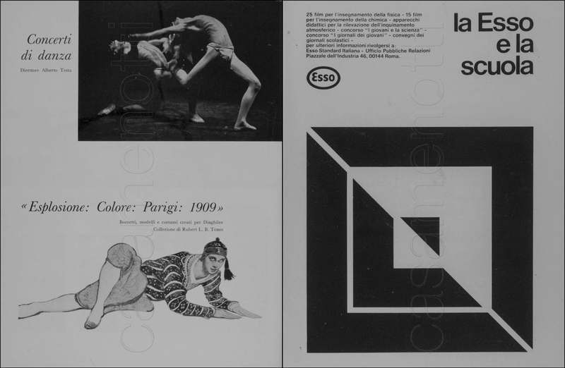 1971 : La finta serva ovvero il furbo punito, Programme du Festival de Spoleto