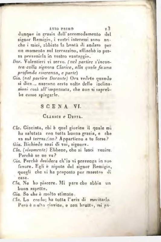 1829 : Le false confidenze [Salvatore Fabbrichesi, 1816]