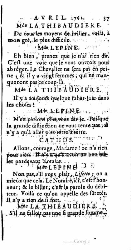 1761 : La provinciale