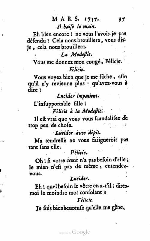 1757 : Félicie