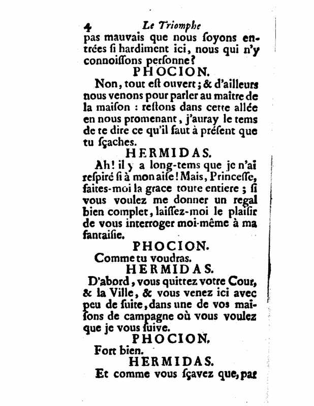 1732 : Le triomphe de l’amour