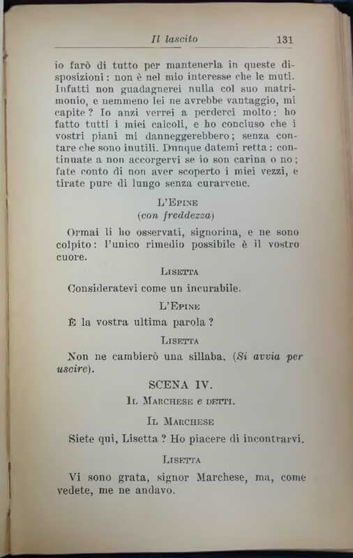 1930 : Il lascito (Maria Luisa Fanciulli)