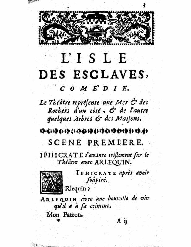 1725 : L’île des esclaves