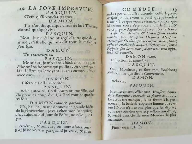 1738 : La joye imprévue